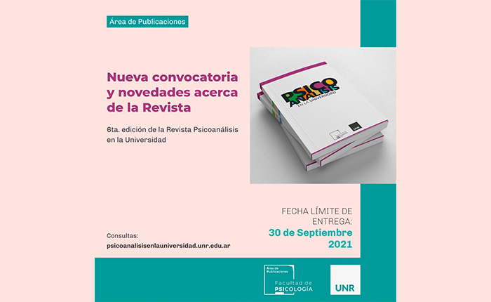 Revista Psicoanálisis en la Universidad - Nueva convocatoria