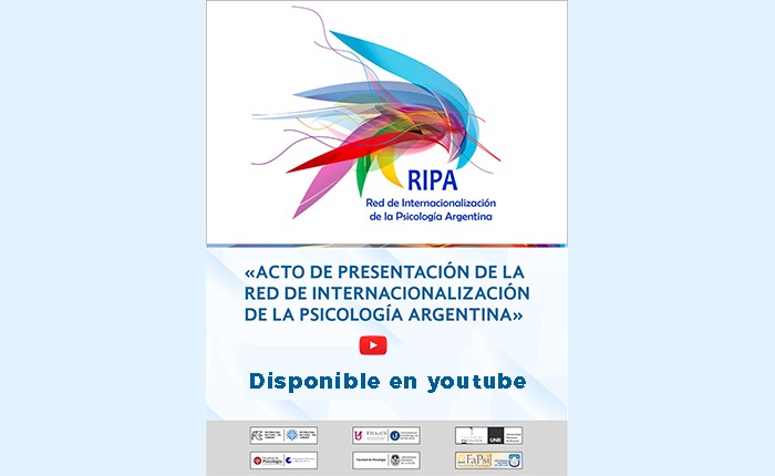 Acto de presentación de la RED DE INTERNACIONALIZACIÓN DE LA PSICOLOGÍA ARGENTINA (RIPA)