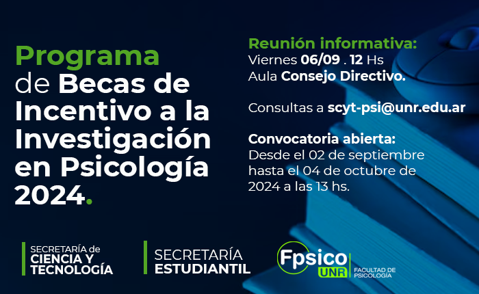 Programa de Becas de Incentivo a la Investigación en Psicología 2024