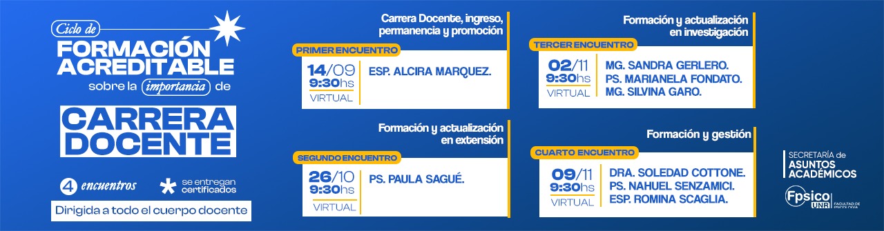 Formación Acreditable sobre la importancia de Carrera Docente